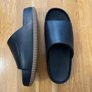Black Slide Sandals
